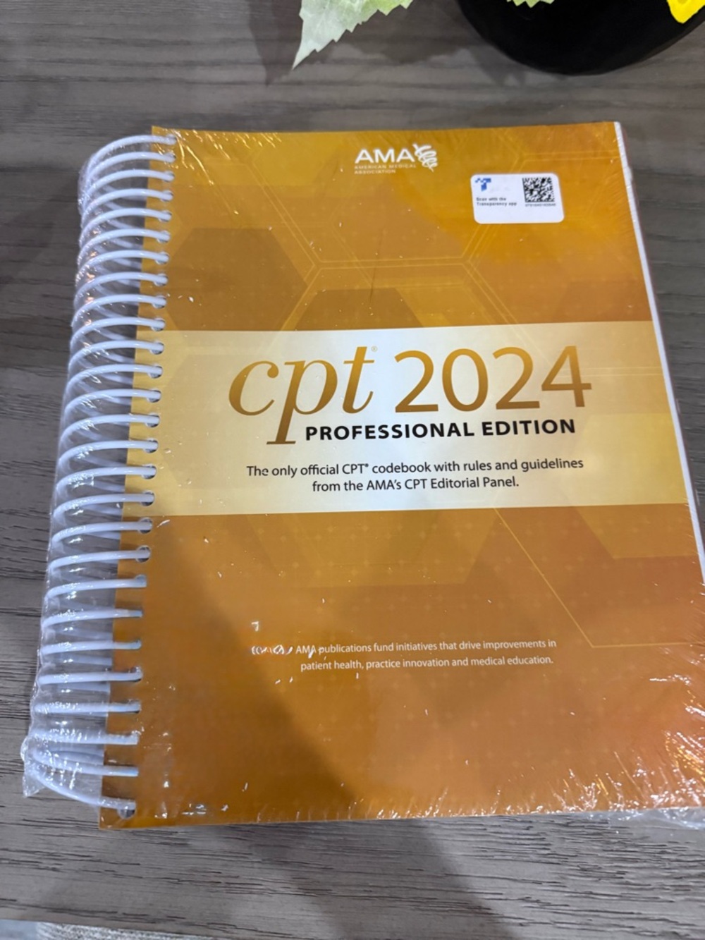 CPT 2024 Professional Edition - Gold Cover